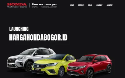 Resmi Diluncurkan: Website HargaHondaBogor.id