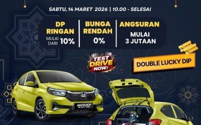 Promo Lebaran Honda Bogor 2026: HR-V e:HEV Cashback Puluhan Juta, WR-V Kamera 360 & Brio Satya Special Edition